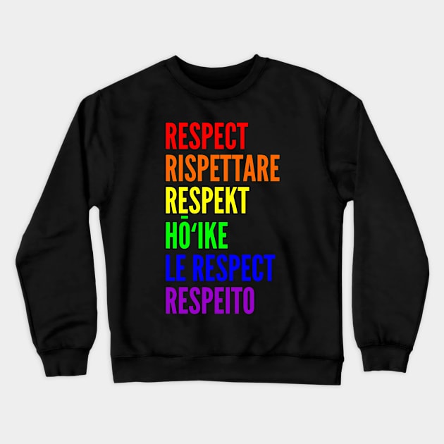 Respect Crewneck Sweatshirt by opippi